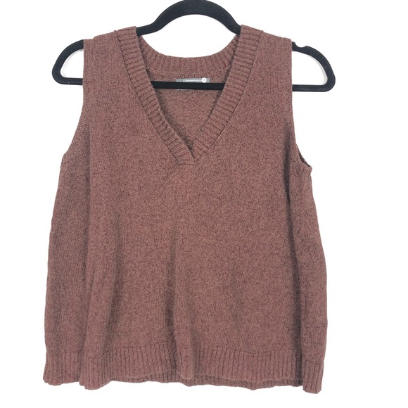 ANTHROPOLGIE Camila v neck sweater tank P15 - Picture 2 of 7